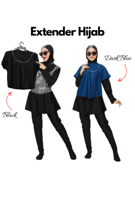HC3 -  Hijab Extend ( Hijab Cover Dada) , Extender baju